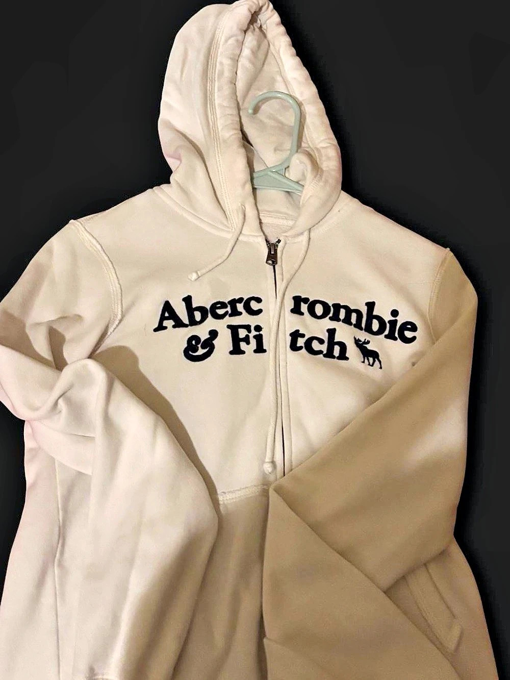 Abercrombie & Fitch Soft A&F Collection Full Zip Logo Hoodie XS